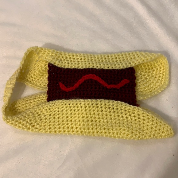 Adorable Crochet Hot Dog Pet Sweater - Picture 2 of 7
